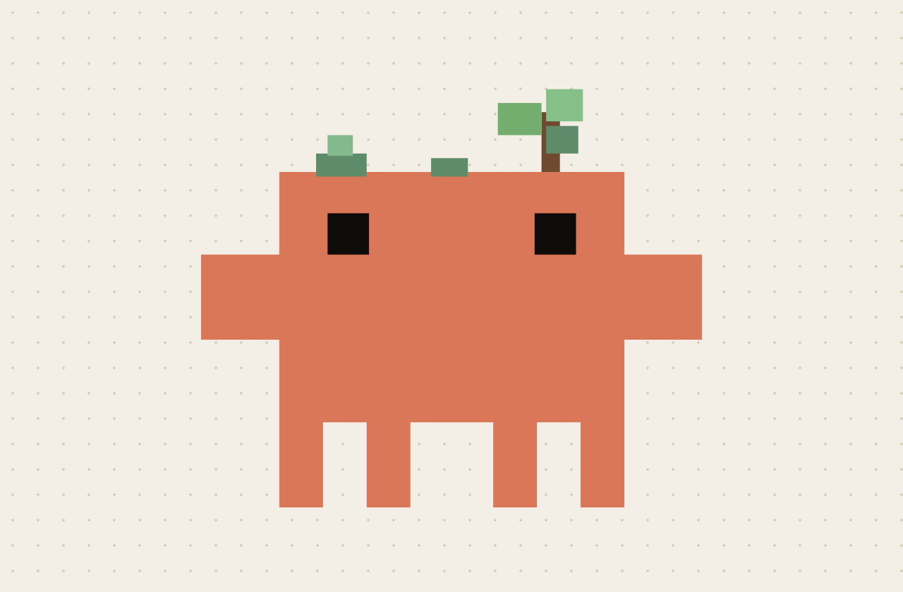 Clawdius, the pixel-crab site assistant